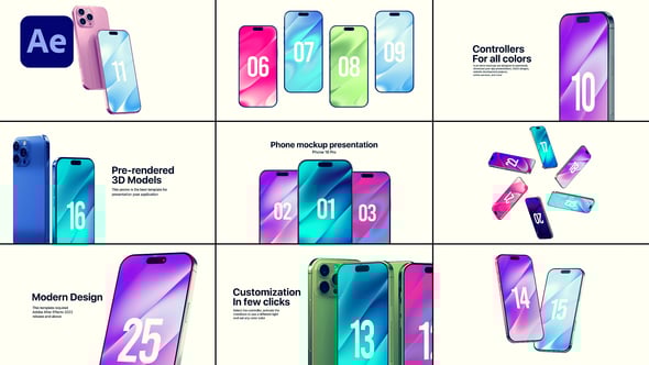 Videohive Phone 16 Pro Mockup 57365563