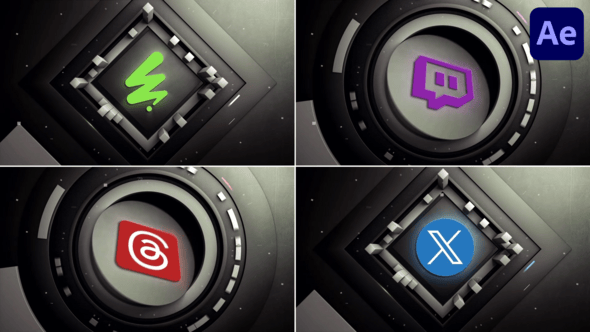 Videohive 3D Shapes Logo for After Effects