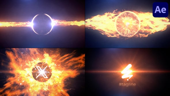 Videohive Fire Eye Logo Reveal for After Effects