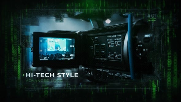 Videohive Digital Matrix Slideshow