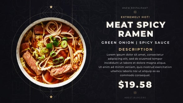 Videohive Delicious Food Slideshow