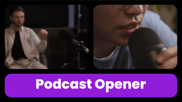 Videohive Podcast Opener 56940310