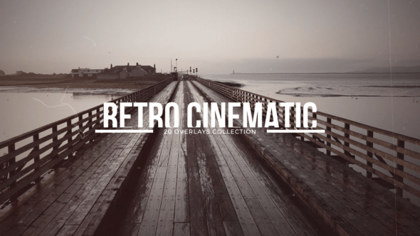 Videohive 20 Cinematic Retro Overlays