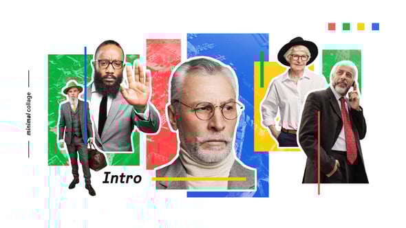 Videohive Minimal Collage Intro