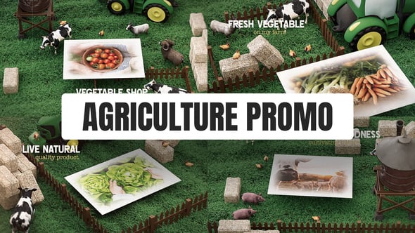Videohive Agriculture Promo Organic Farm