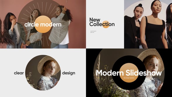 Videohive Circle Modern Video Slideshow