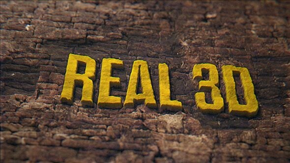 Videohive Real 3D Titles