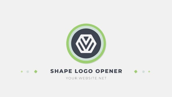 Videohive Shape Logo Opener 56926670