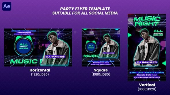 Videohive Party Flyers
