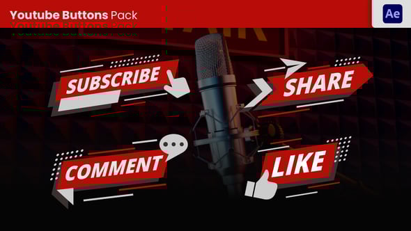 Videohive Youtube Button Pack