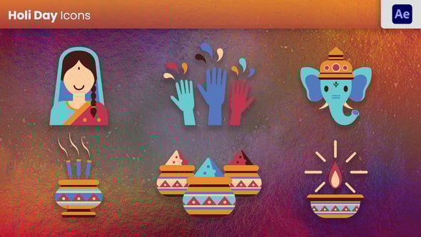 Videohive Holi Festival Element 56895031