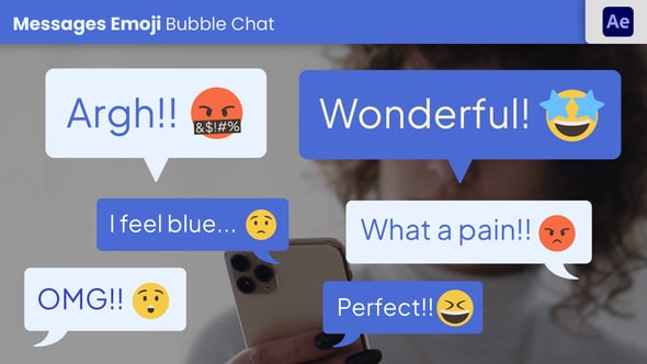 Videohive Messages Emoji Bubble Chat