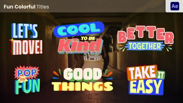 Videohive Fun & Colorful Titles