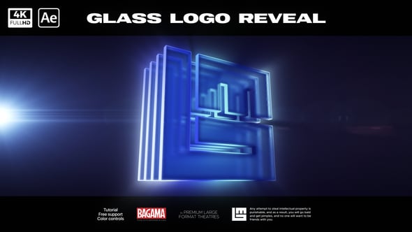 Videohive Glass Logo Reveal 56922879