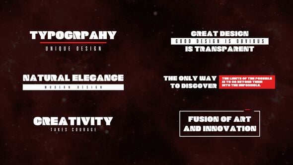 Videohive Typography 57380704