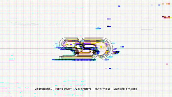 Videohive Creative Glitch Logo