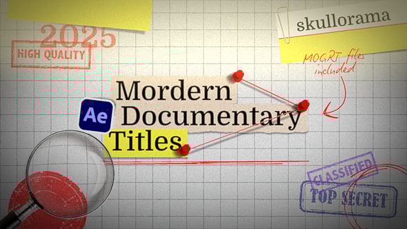 Videohive Modern Documentary Titles