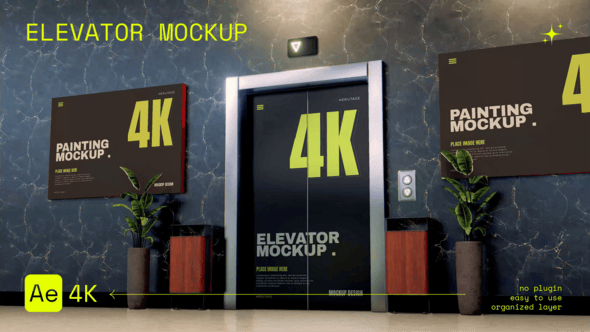 Videohive Elevator Mockup