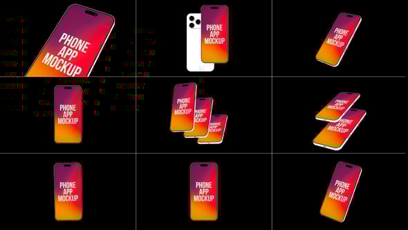 Videohive Phone Mockup 57240354