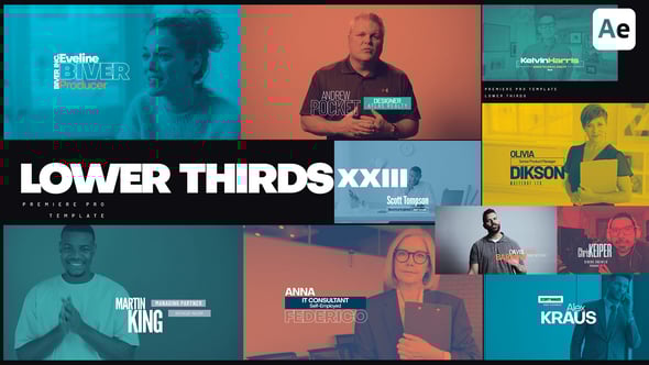 Videohive Lower Thirds XXIII