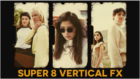 Videohive Super8 Vertical I TikTok, Shorts, Reels