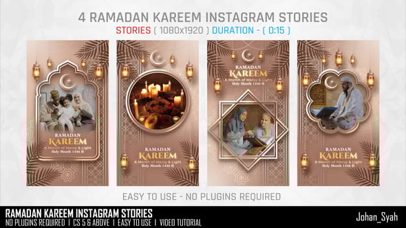 Videohive Ramadan Instagram Stories 57365233