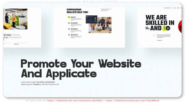 Videohive Short Website Promo