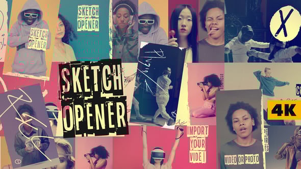 Videohive Sketch Opener