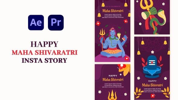 Videohive Maha Shivratri instagram story Template