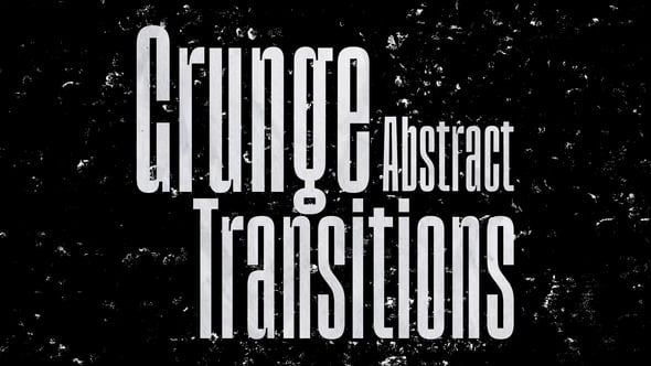 Videohive Grunge Abstract Transitions