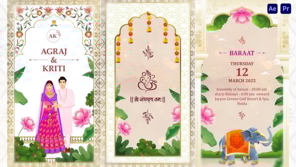 Videohive Indian Traditional Wedding Invitation