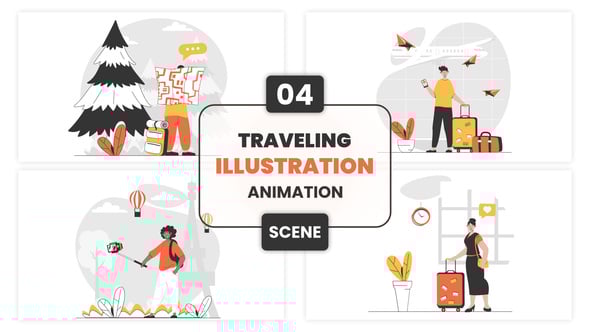 Videohive Traveling Animation Scene