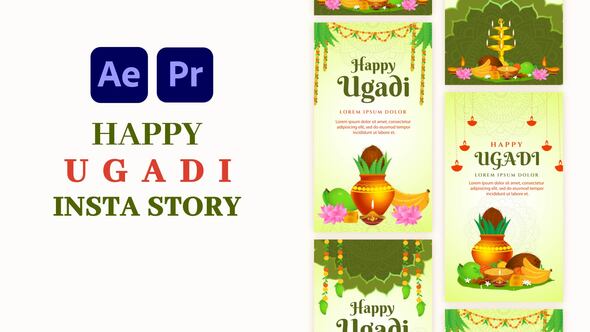 Videohive Happy Ugadi Instagram Story