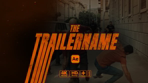 Videohive Trailer Titles Wipe