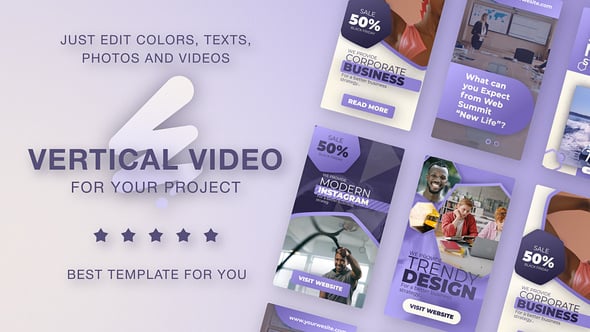 Videohive Vertical Agency Promo – Marketing Reels