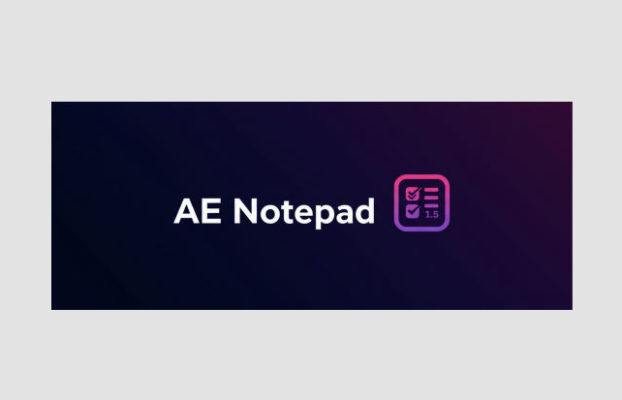 Aescripts AE Notepad v1.5