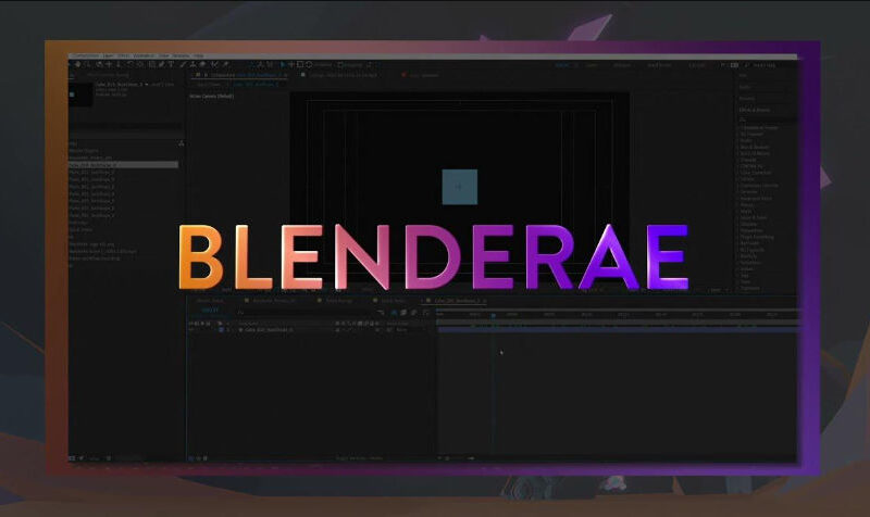 Aescripts BlenderAe V1.4.7 for After Effects