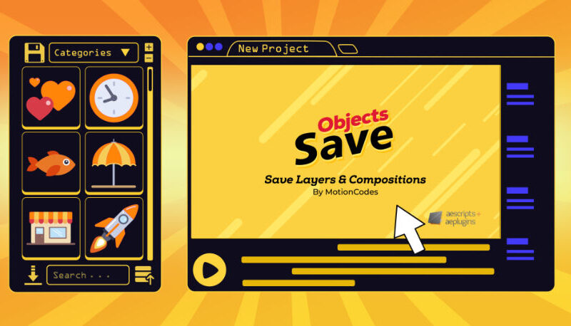 Aescripts Save Objects V2.2.1