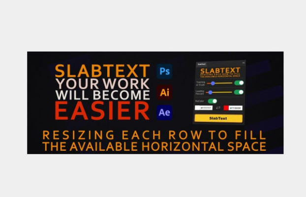 Aescripts SlabText V1.0.1