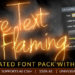 Videohive Fire Text Flaming Animated Font Pack with Tool