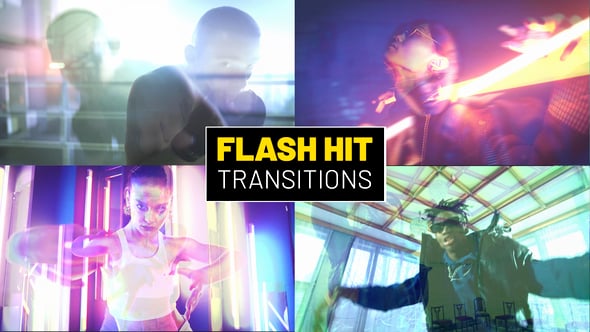 Videohive Flash Hit Transitions | After Effects