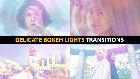 Videohive Delicate Bokeh Lights Transitions | After Effects