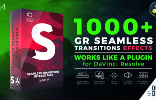 Videohive GR Seamless Transitions Effects for DaVinci Resolve