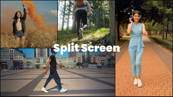 Videohive SplitScreen Opener Slideshow