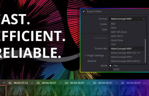 MainConcept Codec Plugin for DaVinci Resolve v1.6.0