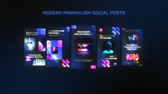 Videohive Modern Minimalism Social Posts
