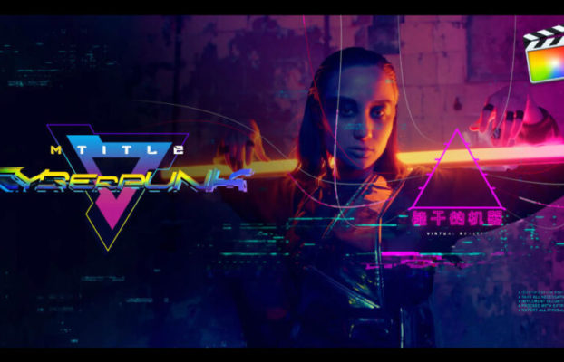 MotionVFX mTitle Cyberpunk