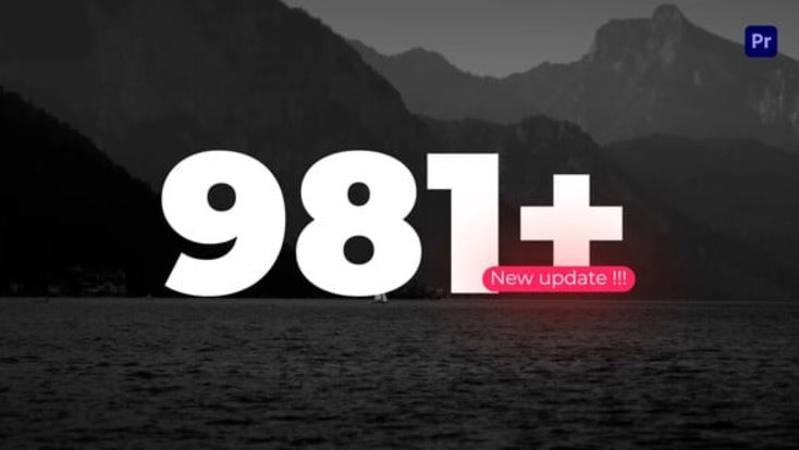 Videohive Number Text Animation For Premiere Pro