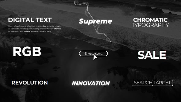 Videohive RGB Typography | Text Titles