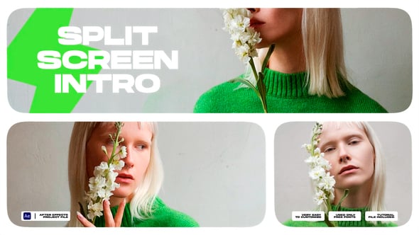 Videohive Split Screen Intro – Multiscreen Slideshow